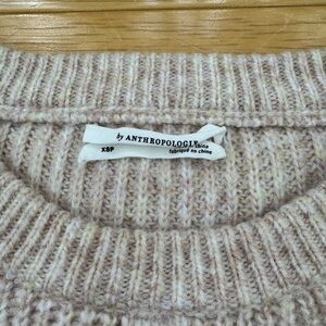 Anthropologie frilly sweater